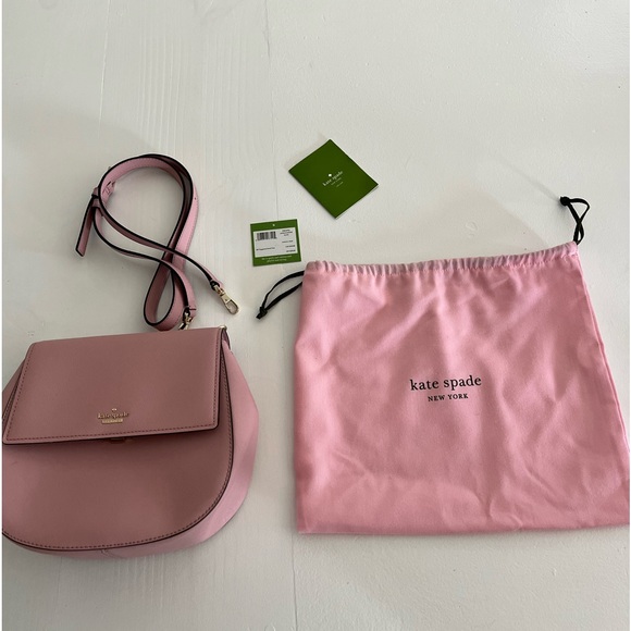Kate Spade pink bonnet birdie purse - Picture 1 of 5
